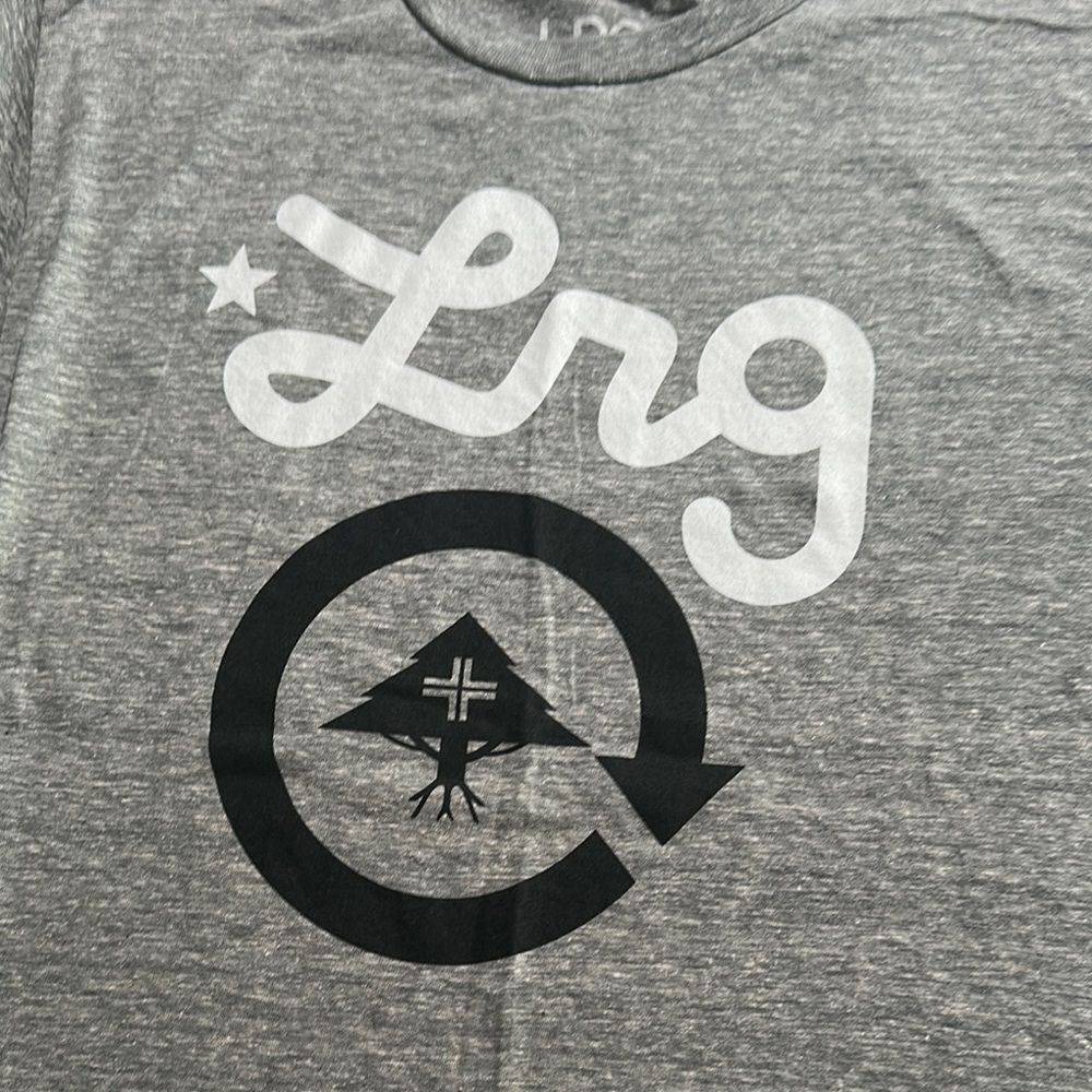 LRG Heather‎ Gray Logo Tee